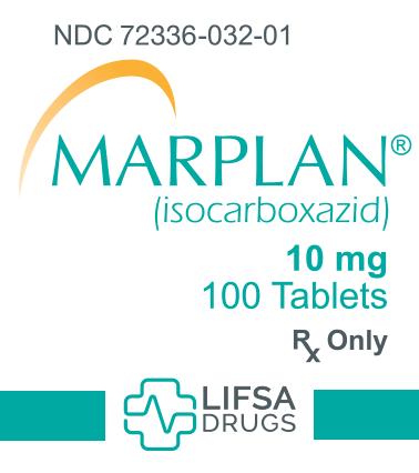 MARPLAN® (isocarboxazid) 10mg 100 Tablets label